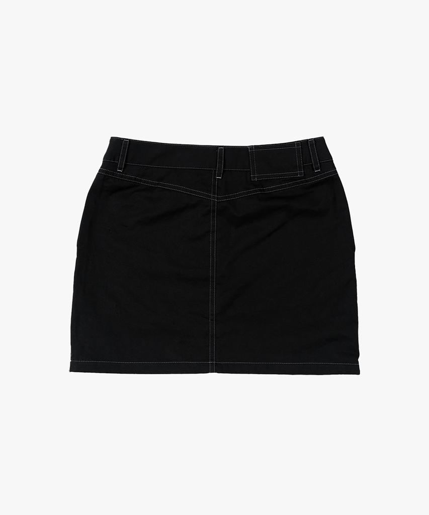 Pabeo Side Zip Skirt (Black)