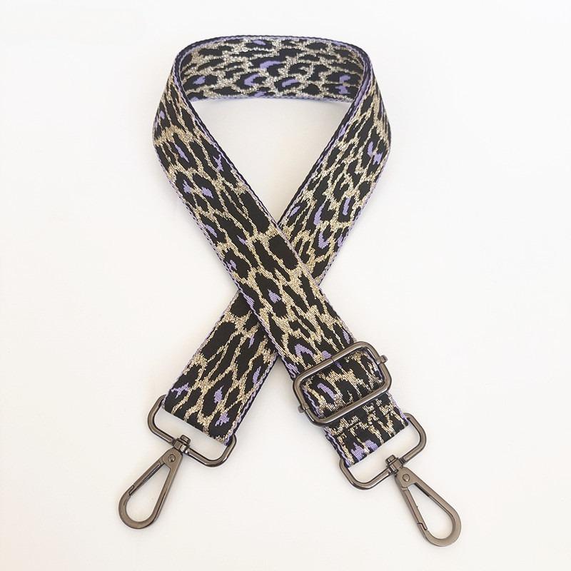 New Color Leopard Print Luggage Accessories Strap Adjustable Shoulder Crossbody Women's Bag Versatile Long Strap Broadband