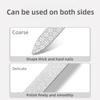 Stainless Steel Double Side Nail File Styling Accessories Polish Remover For Buffer Manicure Tools For Salon Home And Travel
