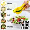 1pc Lemon Squeezer 2 in 1 Fresh Orange Citrus Lime Fresh Fruit Juicer Press Metal Hand Press Extractor Portable Manual Juicer