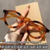 Large Round Frame Reading Glasses for Women Vintage Casual Far Sight Eyeglasses Men Anti-blue Round Presbyopia 0+1.0+4.0