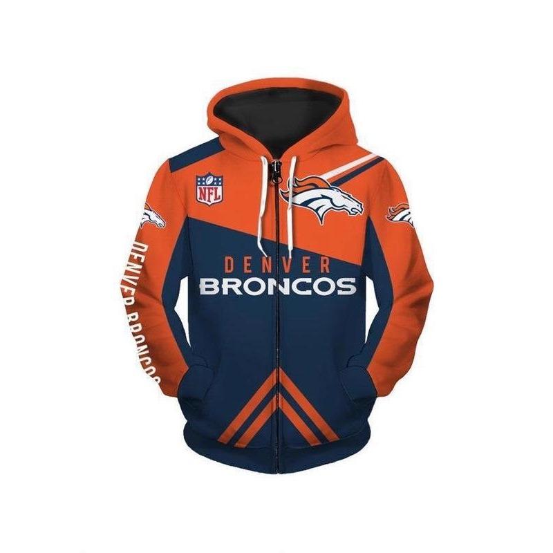 NFL-Themed Men's Multi-Color Autumn Hoodie Jacket