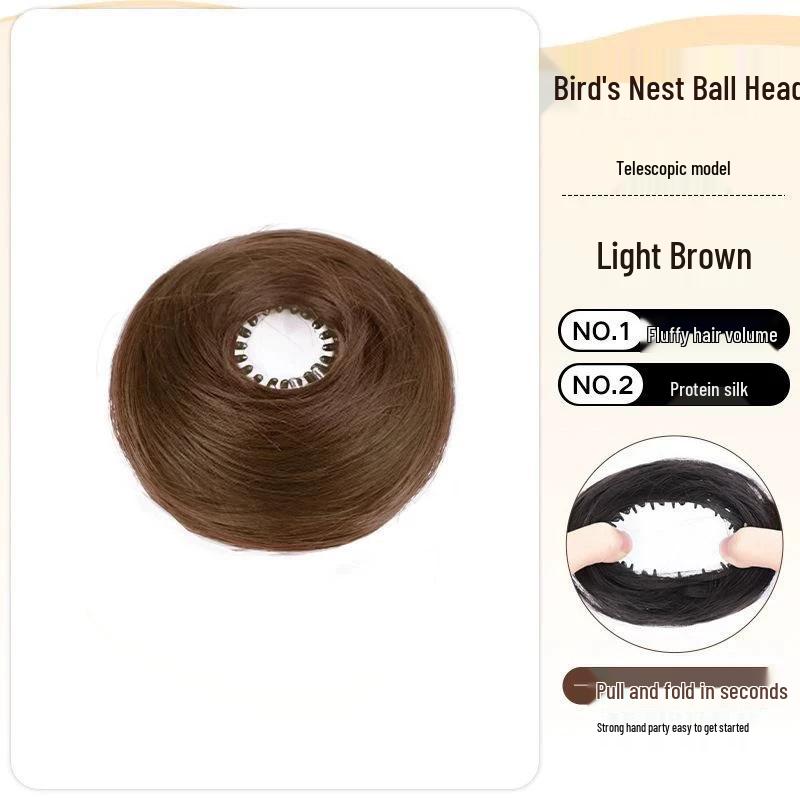 Vogelnesthoed Haarring - Volumizing Haarstyling Tool met Pruikkap