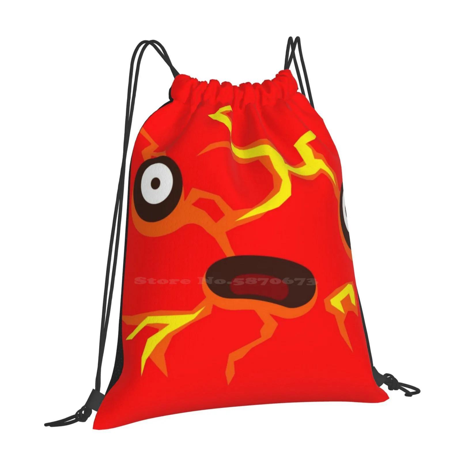 Boom! Pattern Design Bag Student s Backpack Boom Slime Slime Rancher Game Nerdy Anxious Worried Explode OneSize