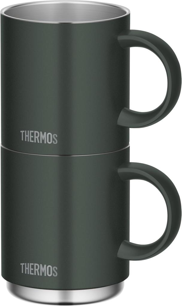 Thermos Vacuum Insulated Mug, 350ml, Forest Green, JDS-351 FG, Dishwasher Safe