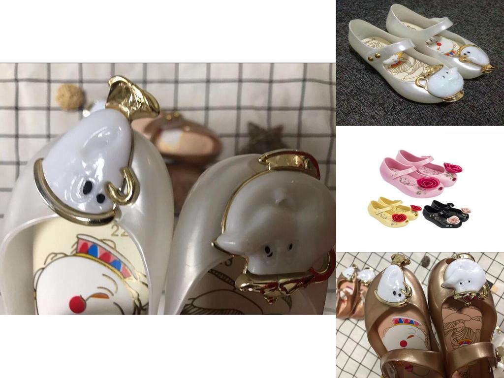 Adorable New Rose Kids Girls Mini Melissa Shoes Sandals For Toddlers In Us Sizes 6-11