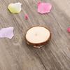 5Pcs Natural Wood Slices Pinewood 7-9Cm Log Discs Fine Polished Double Sided Perfect for Wedding Table Numbers DIY Crafts