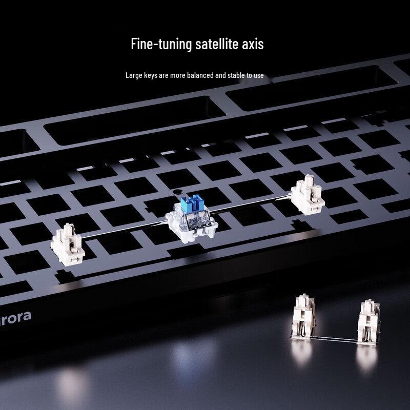 Lenovo Aurora GK10 Tri-Mode RGB Hot-Swappable Mechanical Gaming Keyboard