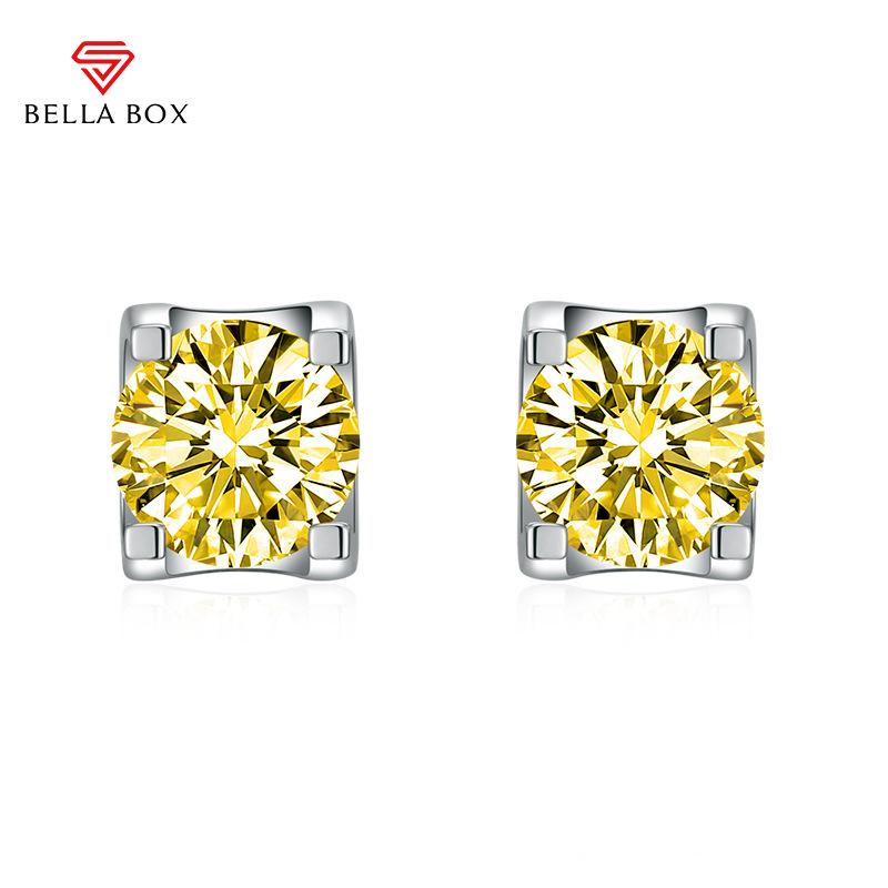 

BELLA BOX Роскошные женские серьги-гвоздики, подарок на свадьбу и помолвку синий