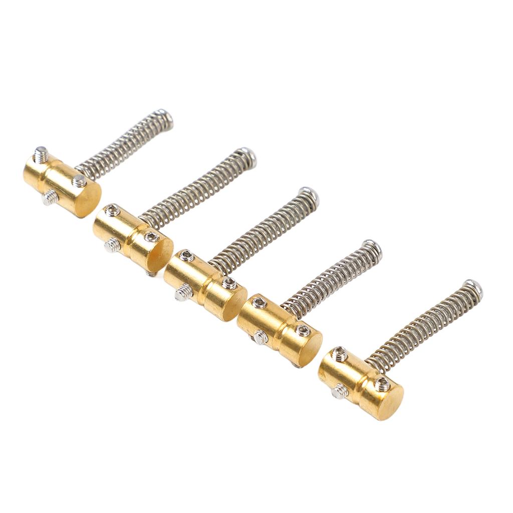 5 stk Kompensert saler Bedre resonans Messing Vintage Elektrisk bassbro Sal