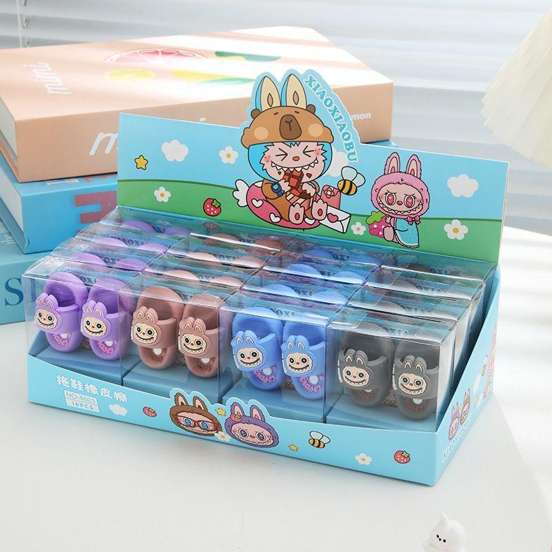 

Милый ластик в форме слитка, мультяшный ластик LBB mixed hair 16 boxes