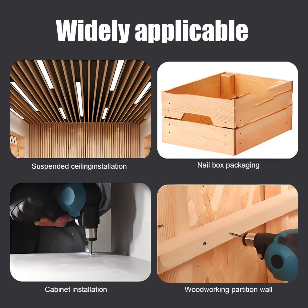 Electric Nail Hammer Woodworking Lithium-ion Cordless Nail Gun Portable Screwdriver Machine Household 24V Electric Nail Gun