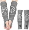 2 Stück Volleyball Armschoner zum Passen und Schlagen Unterarmschoner mit Schützpolstern und Daumenloch