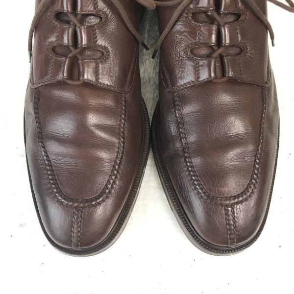 90s Gravati Handmade Leather U-Tip Dress Shoes 11M 28.5-29cm Brown(USED)