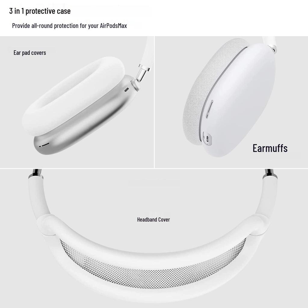 Silicone Protective Case for AirPods Max Over-Ear Headphones