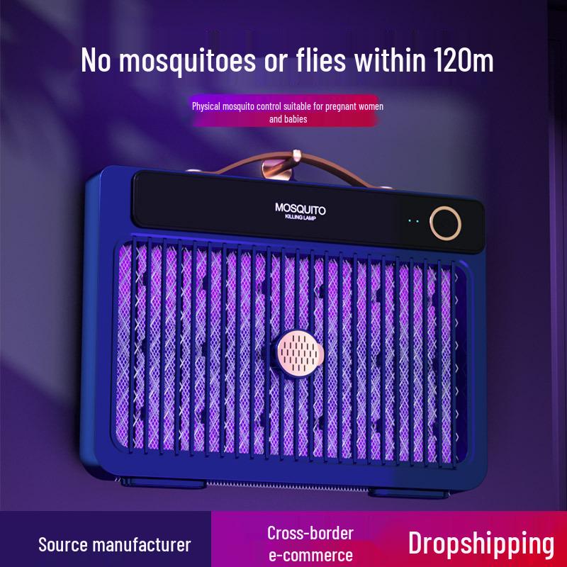 2025 Electric Shock Mosquito Killer Lamp - Portable Outdoor, Wall-Mounted, or Handheld Option
