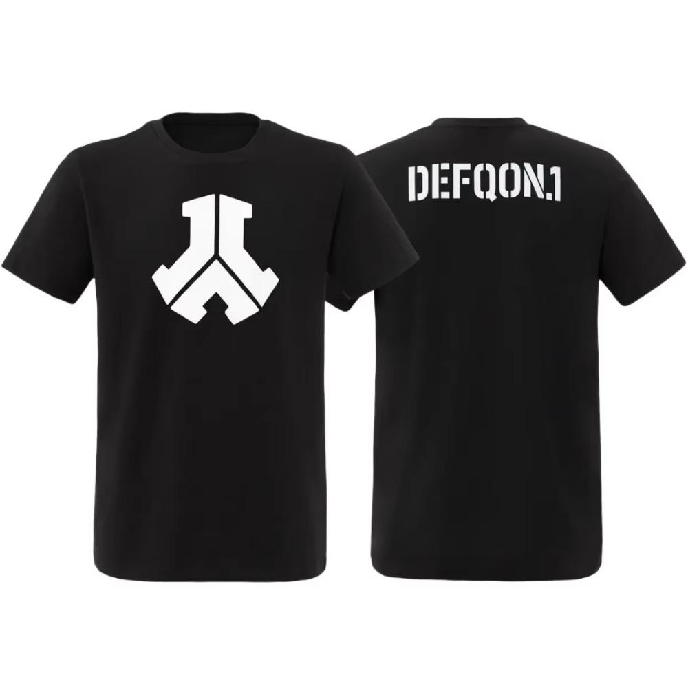 Defqon 1 Where Legends Rise T-Shirt Men Women Short Sleeve Cotton Tees Retro Hip Hop Streetwear Brand Tops Summer Men's Clothing