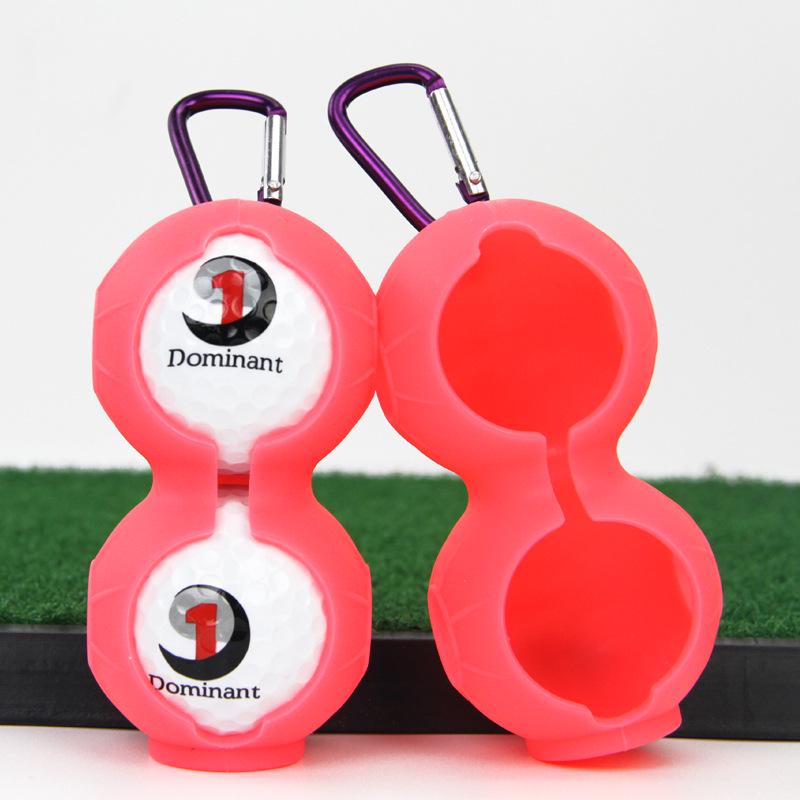 Golf Silicone Ball Covers (2-Pack) - Protective Accessories with Belt Attachment