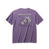 Anta Outdoors Short Sleeve Knitted T-Shirt Summer 2026 Unisex Tops Dark-Gray Purple 972626101-4