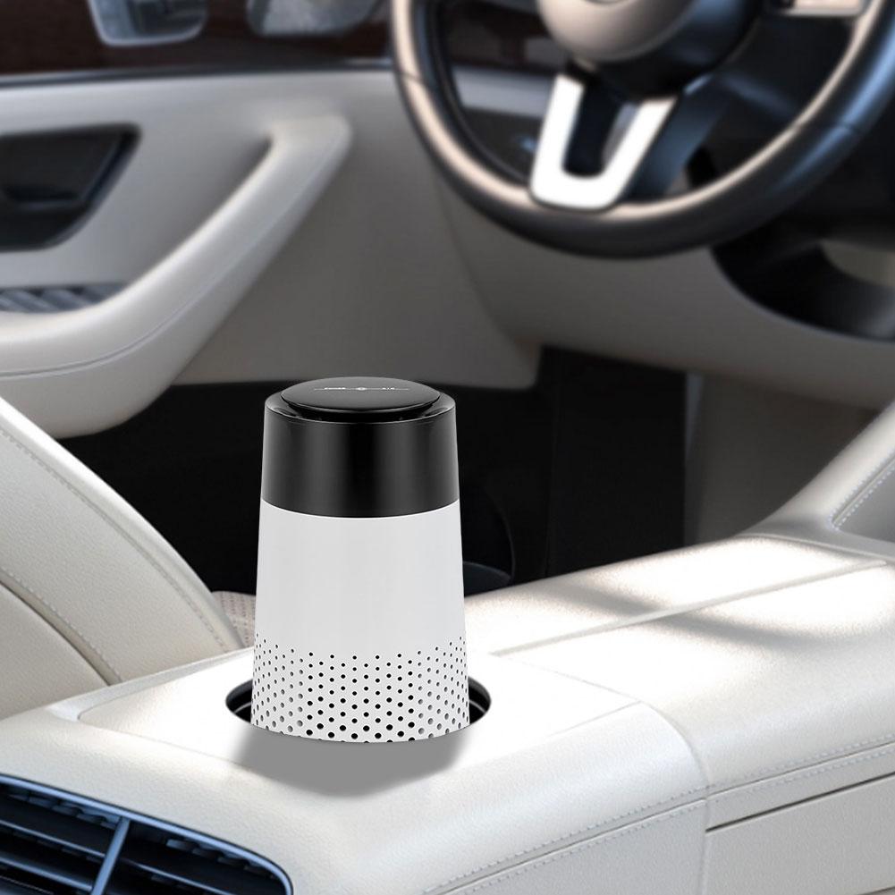 Air Filter Cleaner Portable Desktop Air Cleaner with Night Light Car Air Freshener for Dorm Pets Smoke Desktop Office
