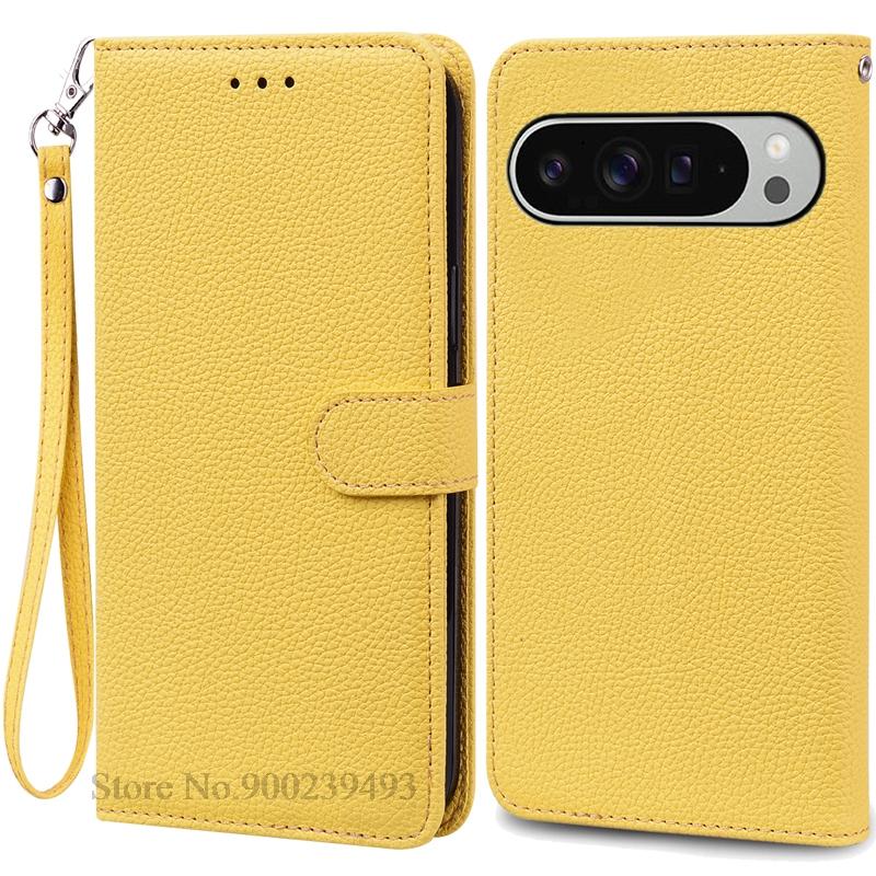 For Google Pixel 9 Case Google Pixel 9 Pro XL Case Wallet Flip Leather Cover For Google Pixel 9 Pro Case Pixel9 9Pro Etui Fundas