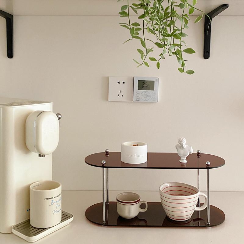Inspired Acrylic Cup Organizer for Living Room and Office
