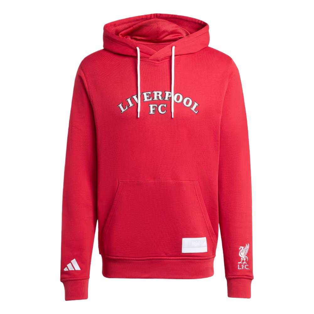 adidas Liverpool FC 25/26 US Pack Men s Hoodie Red JW5489 3XL