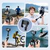 JJC Hot Shoe Camera and Smartphone Holder for Action Simultaneous Camera and Smartphone Portrait and Landscape Screw Drop Suitable for Stick GoPro