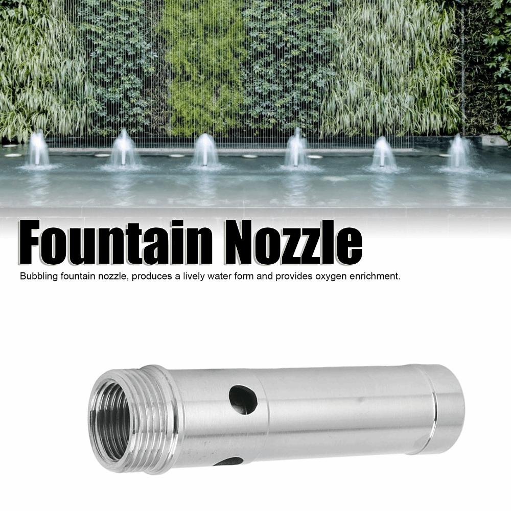 Easy Installation Fountain Nozzle Stainless Steel Foam Fountain Nozzle  Pool Fountain