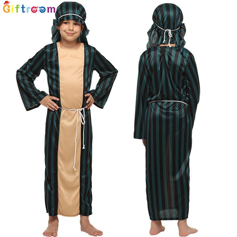 Dazzling Aladdin Prince Costume For Children Comfortable Polyester Fabric For Occasions All