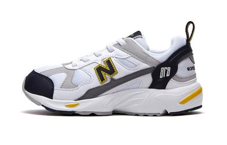 

New Balance NB 878 Low top Kids Running Shoes White Gray Children Aged 3 7 Years Old PV878AC 28.5