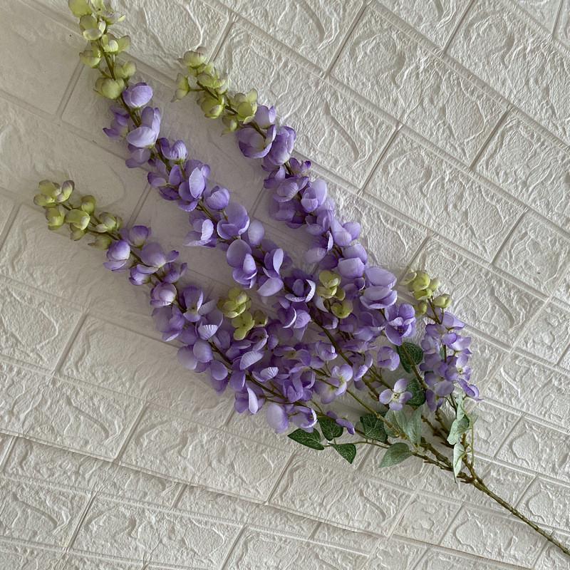 Artificial Silk Wisteria Flowers For Wedding Venue Wall And Ceiling Design Gift