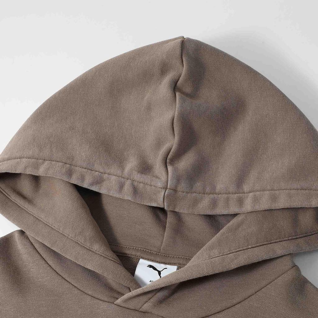 Puma Sweat-shirt simple doux à manches longues et capuche Homme Sweat-shirt Marron 687517-93
