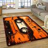 3D Music Cassette Tape Retro Recorder CD Instrument Carpet Rug for Bedroom Living Room Home Sofa Decoration, Kid Decor Floor Mat