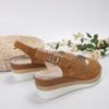 Fashion Summer Women's Peep Toe Wedge Sandals New Retro Paltform Casual Sandals for Women Outdoor Beach Shoes Ladies Heeled Sandalias