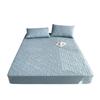 Quilted Waterproof Mattress Cover Embossed Bedding Mattress Protector Anti-mite Anti-bacterial Fitted Bed Sheet No Pillowcase
