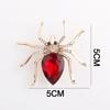 Fashion Spider Crystal Rhinestone Brooches Pin Insect Bijouterie Corsage Brooches For Women Wedding Party Gift Clothing Decor