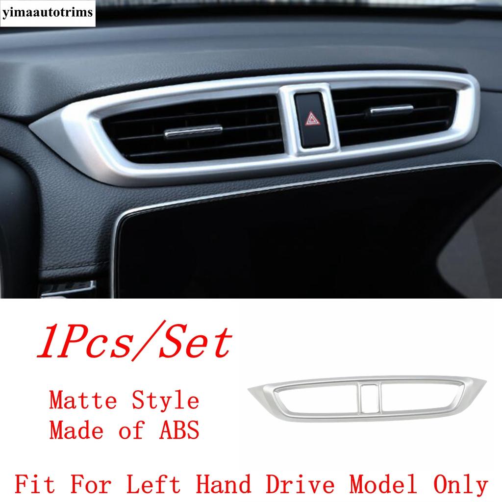 Car ABS Interior Center Middle Conditioning Air AC Vent Outlet Panel Frame Cover Trim Accessories For Honda CR-V CRV 2017 -