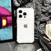 Transparent Card Holder Bag Case For iPhone 16 15 14 13 12 11 Pro Max Slot Wallet Back Cover For iPhone 15 Plus Shockproof Case