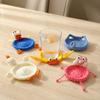 Finished Crochet Animal Coaster Heat Resistant Water Cup Mat Handwoven Coaster  Table Decor