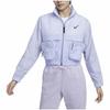 Nike Dámská bunda s celoplošným potiskem loga města a zapínáním na zip Fialová DV8035-536