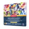 Derwent Watercolour Inktense Metal Set of 24 2300443 Blocks, Case, Colours,