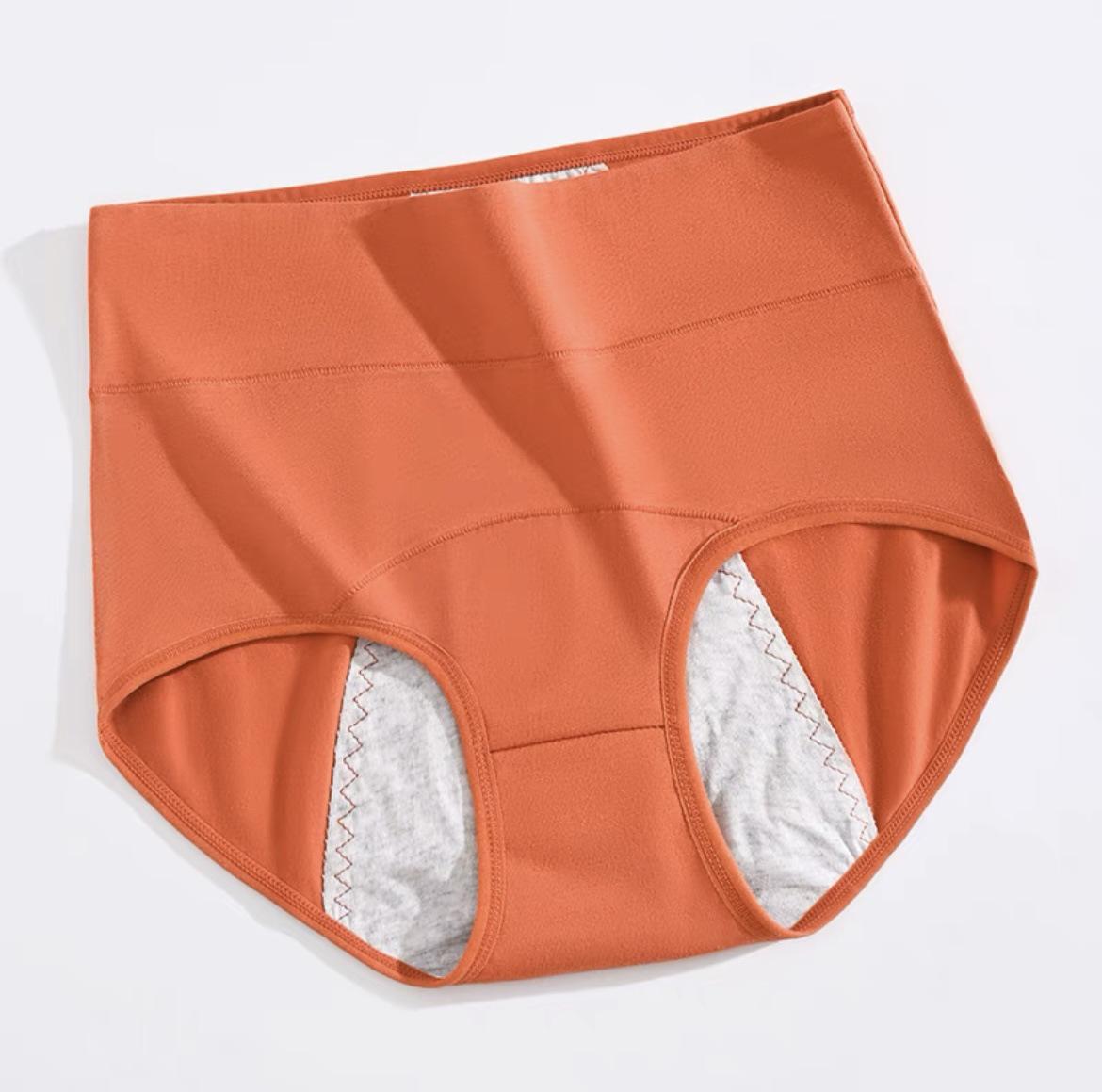 Women s High-Waisted Leak-Proof Cotton Period Safety Pants with Tummy Control 2XL 130-160 jin