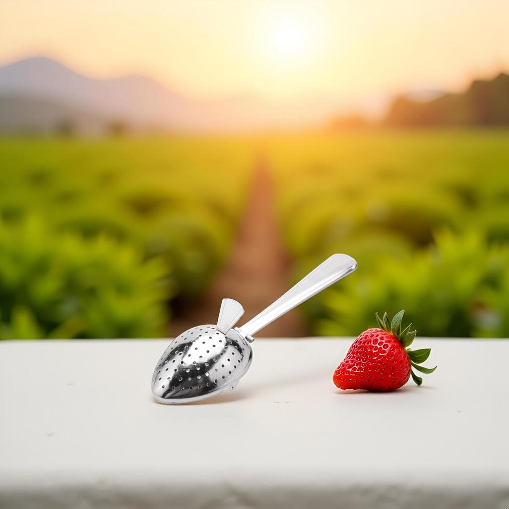 1pc Silver Stainless Steel Tea Infuser Strainer Spoon Loose Leaf Filter Herbs Spice NEW!Tea Strainers and Filters About 15cm in length