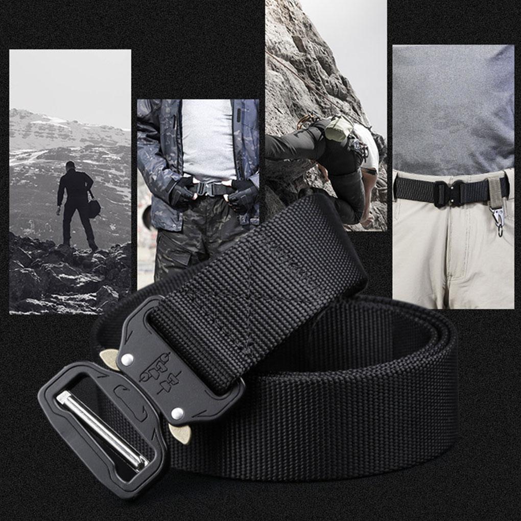 2021 Newest Nylon Belt Men Tactical Belt Military SWAT Belts Knock Off Survival Waist Tactical Battle Belt