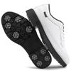 Men's Large Non-slip Spiked Golf Shoes, Size 39-49, Black/White Comfortable Training Footwear
