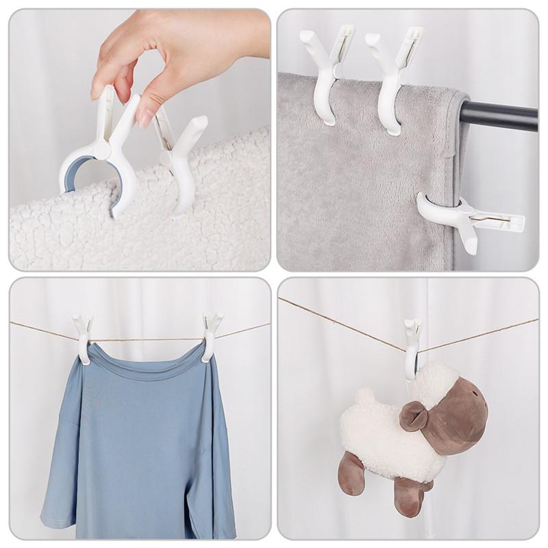 5 Pcs Beach Towel Clips Non-Slip Towel Clips for Sun Loungers Large Plastic Sunbed Towel Pegs