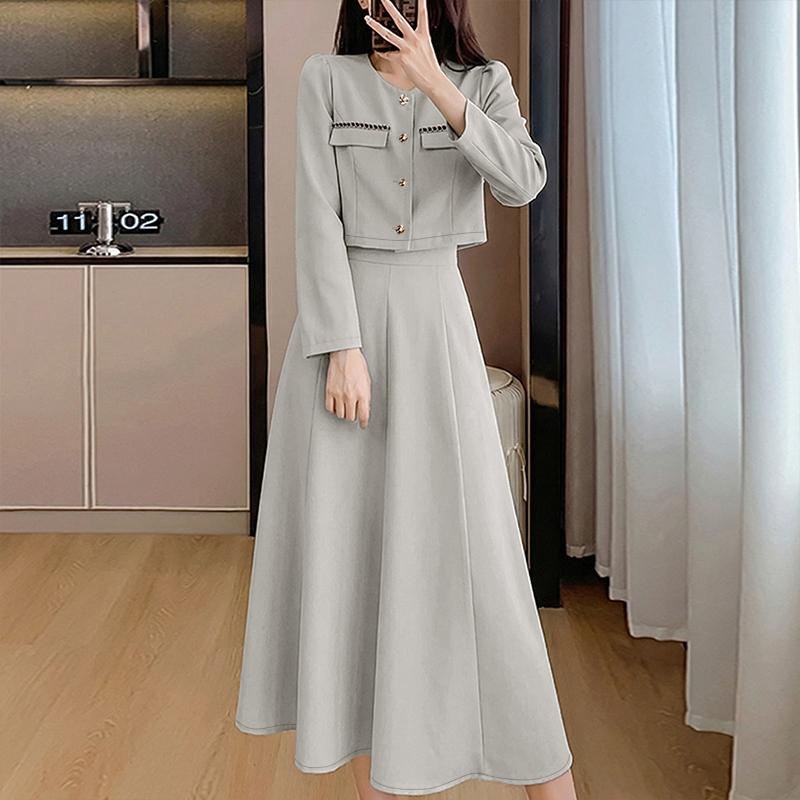 ZANZEA Women Long Sleeve Blouse and Long Skirts Casual Two Piece Suit Sets