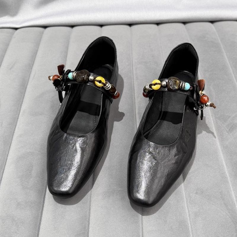 Flats Women Loafers Shoes Shallow Shoes Mary Jance Dress Sandals Woman Summer 2025 Casual Sport New Zapatillas De Mujer