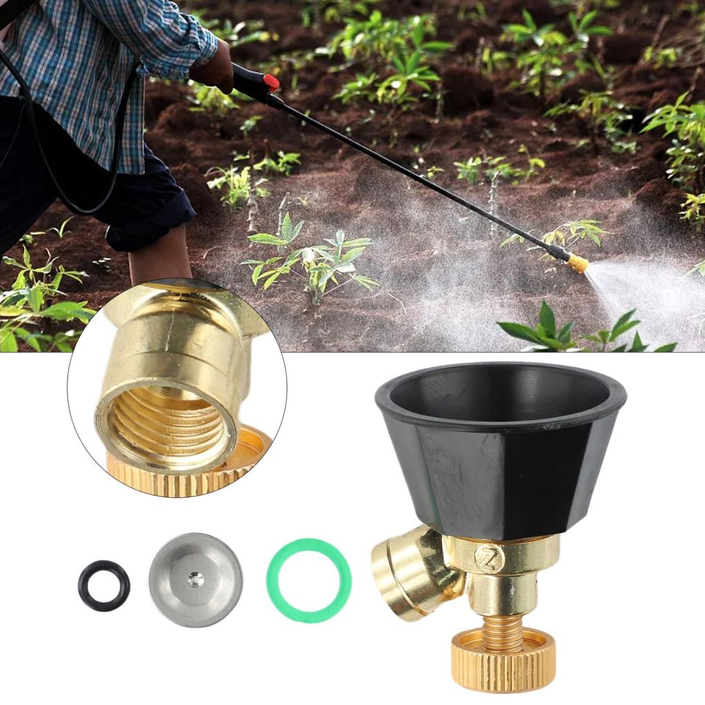 Black Atomizing Nozzle Equipment High Quality 5.1x4.6cm Adjustable